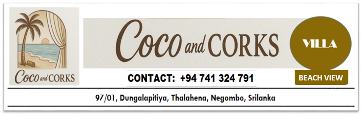 Coco and Corks Villa Logo